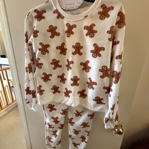 Gingerbread Print Pajamas